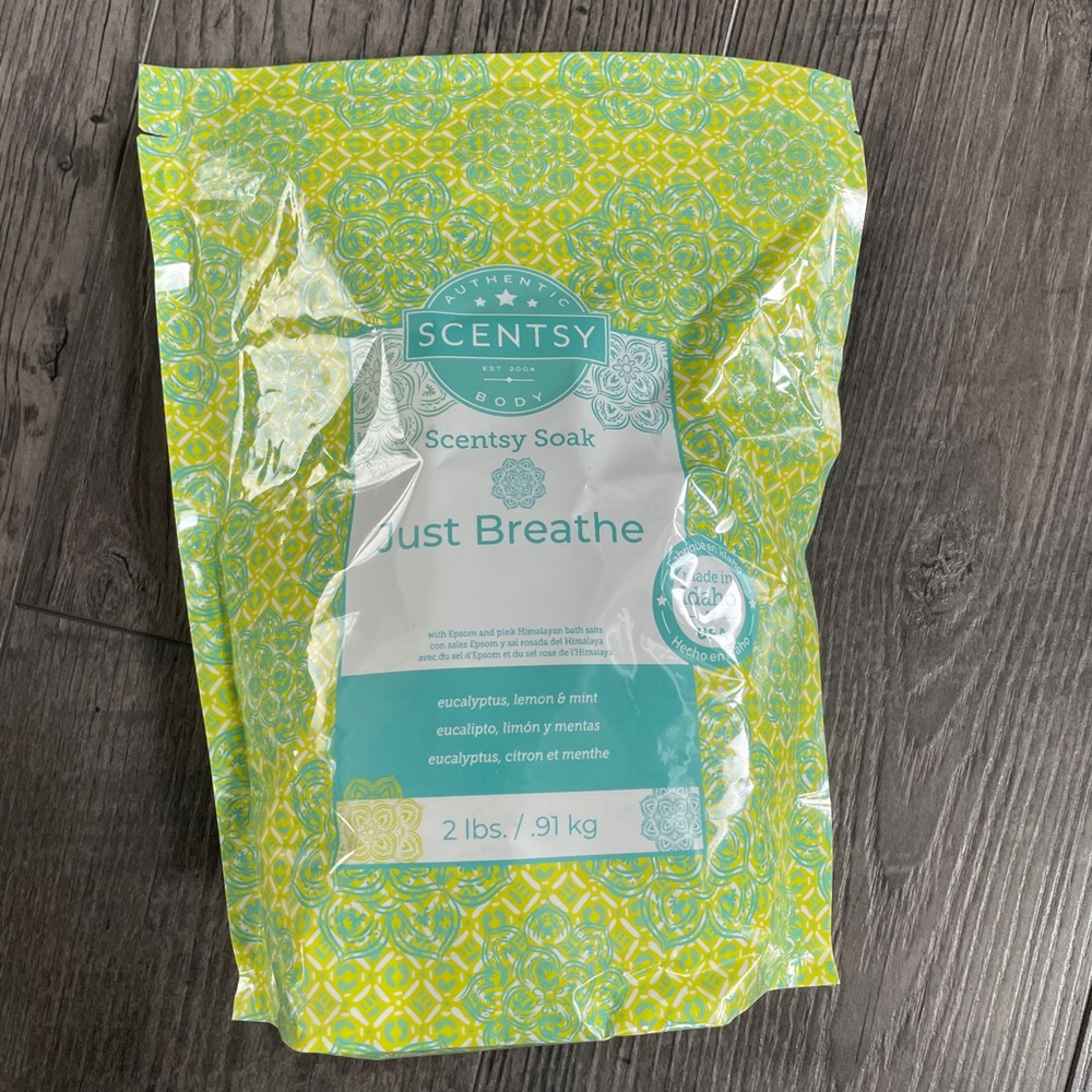 Scentsy soak just breathe bath salts